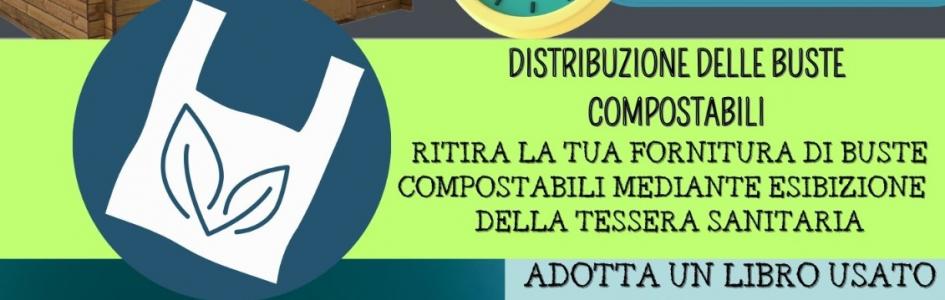 Biblioteca dei libri rifiutati e distribuzione buste compostabili dicembre 2023