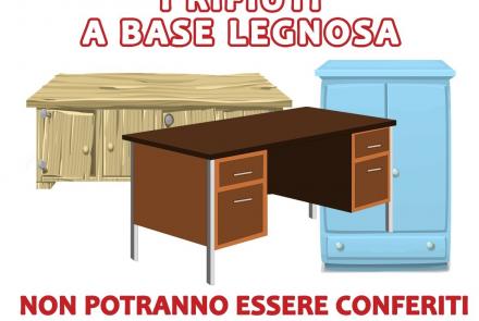 Raccolta rifiuti legnosi: blocco temporaneo